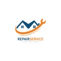 service repair tools logo template vector Royalty Free Stock Photo