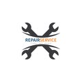 service repair tools logo template vector Royalty Free Stock Photo