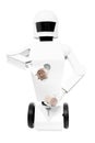 Service robot as medical worker, nurse or caregiver