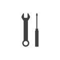 Service setting icon wrench screwdriver