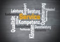 Service support kompetenz (in german support competency) word cl