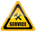 Service support sign Royalty Free Stock Photo