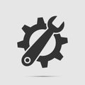 Service Tool icon on white background,technology, industry, flat, equipment,