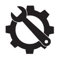 Service tools icon on white background.