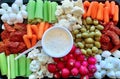 Healthy vegetable snacks close-up Royalty Free Stock Photo