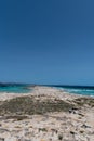 Ses Illetes beach in Formentera, Balearic Islands in Spain