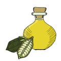 Sesame oil bottle, nuts, white in color 2