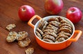 Sesame and peanuts healthy cookies