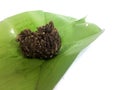 Sesame Rice, banana leaf