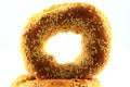 Sesame Seed Bagel Royalty Free Stock Photo
