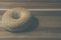 Sesame seed bagel Royalty Free Stock Photo