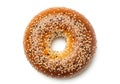 Sesame seed bagel Royalty Free Stock Photo