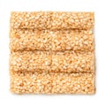 Sesame seed honey bar Royalty Free Stock Photo