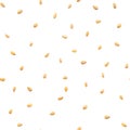 Sesame seeds isolated seamless