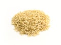 Sesame seeds isolated white bascground