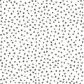 Sesame Seeds Seamless Endless Pattern Background. Realistic Hand Drawn Illustration. Savoyar Doodle Style. Royalty Free Stock Photo