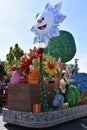 Sesame Street Christmas Parade at Sesame Street Land at SeaWorld Orlando in Florida Royalty Free Stock Photo