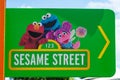 Sesame Street sign at Seaworld in International Drive area .