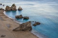 Sesimbra Portugal. Coast, nature. Ribeira do Cavalo Royalty Free Stock Photo