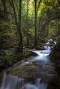 Sesin Creek in Galicia Spain Royalty Free Stock Photo