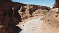 Sesriem canyon in the desert of Namibia