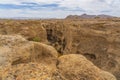 The Sesriem Canyon near Sossusvlei in Namib Naukluft National Park Royalty Free Stock Photo