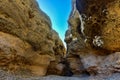 The Sesriem Canyon - Sossusvlei, Namibia Royalty Free Stock Photo