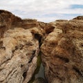 Sesriem canyon of Tsauchab river Royalty Free Stock Photo