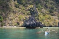 Seascape in Cadlao Island. Bacuit archipelago. El Nido. Palawan. Philippines Royalty Free Stock Photo