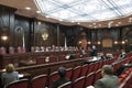 Session of the Constitutional court RF Royalty Free Stock Photo