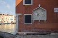 Sestiere di Castello in Venice with its characteristic buildings Royalty Free Stock Photo