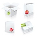 Set of 4 package templates