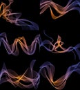 Set of abstract backgrounds