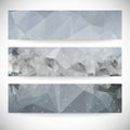Set of abstract backgrounds, molecule structure, Royalty Free Stock Photo