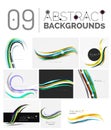 Set of abstract backgrounds Royalty Free Stock Photo
