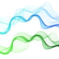 Set of abstract colored waves. Vector background. Design element. eps 10 Royalty Free Stock Photo