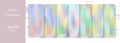 Set of abstract colorful blurred vectorbackgrounds Royalty Free Stock Photo