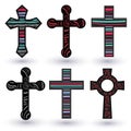 Set of abstract crosses