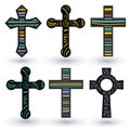 Set of abstract crosses