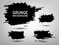 Set of abstract grunge blob background. Royalty Free Stock Photo