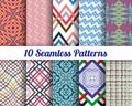 Set of 10 Abstract patterns