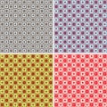 Set abstract seamless patterns Royalty Free Stock Photo