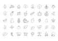 set of agriculture icons. Vector illustration decorative design Royalty Free Stock Photo