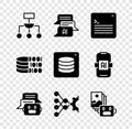 Set Algorithm, Chat bot, Web developer programming code, Neural network, Artificial intelligence robot, Binary and Royalty Free Stock Photo