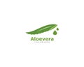 Set of aloevera logo template vector icon Royalty Free Stock Photo