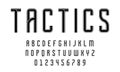 Set of alphabets lines font modern abstract