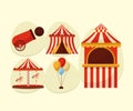 amusement fair icons