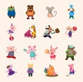 Set of animal icons