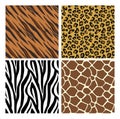 Animal Print Pattern Seamless Tiles Royalty Free Stock Photo