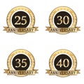 Set Of Anniversary Seals